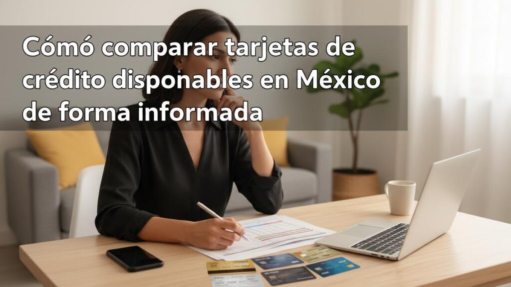 Cómo comparar tarjetas de crédito disponibles en México de forma informada