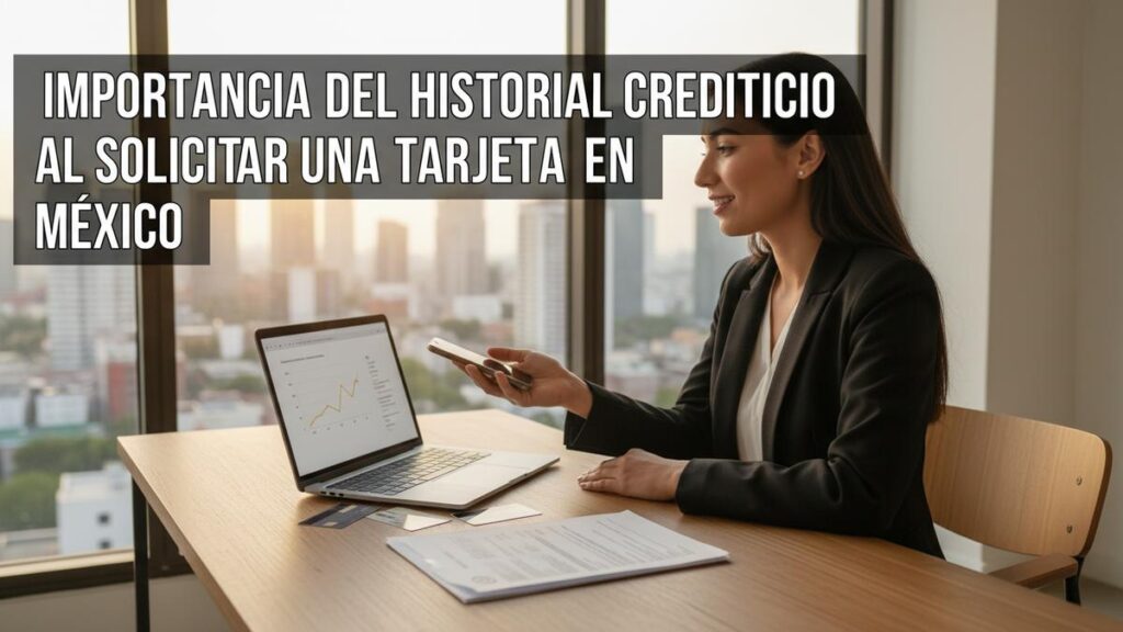 Importancia del historial crediticio al solicitar una tarjeta en México