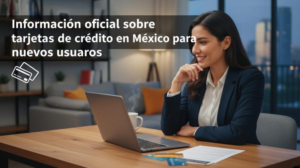 Información oficial sobre tarjetas de crédito en México para nuevos usuarios
