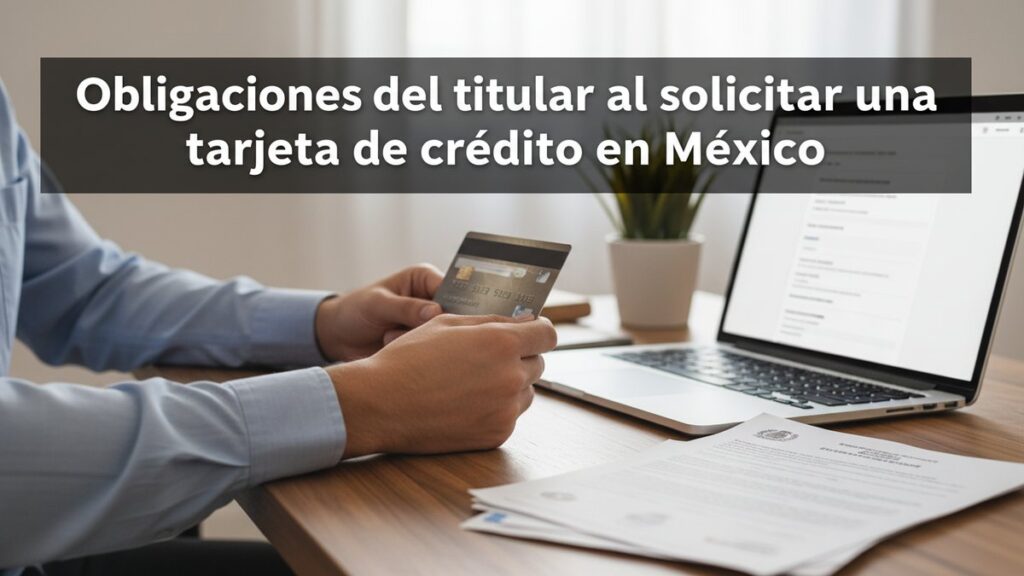 Obligaciones del titular al solicitar una tarjeta de crédito en México
