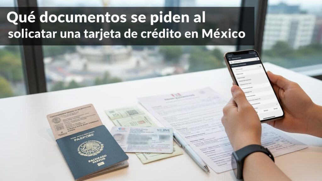 Qué documentos se piden al solicitar una tarjeta de crédito en México