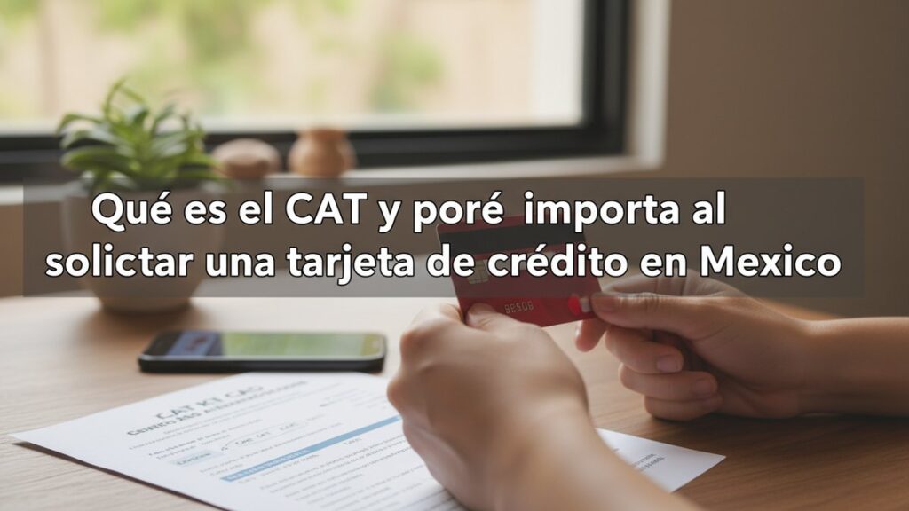 Qué es el CAT y por qué importa al solicitar una tarjeta de crédito en México