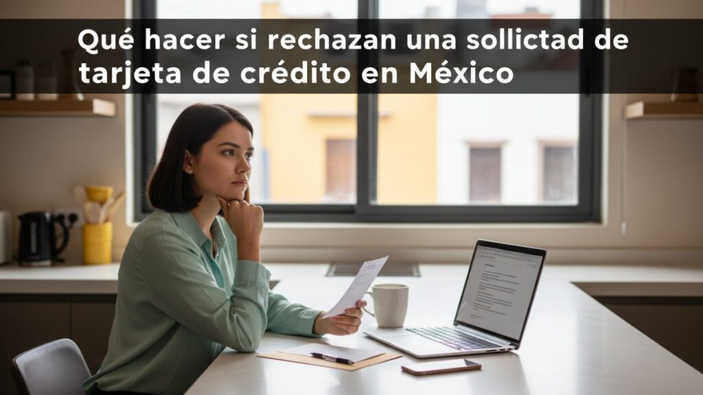 Qué hacer si rechazan una solicitud de tarjeta de crédito en México