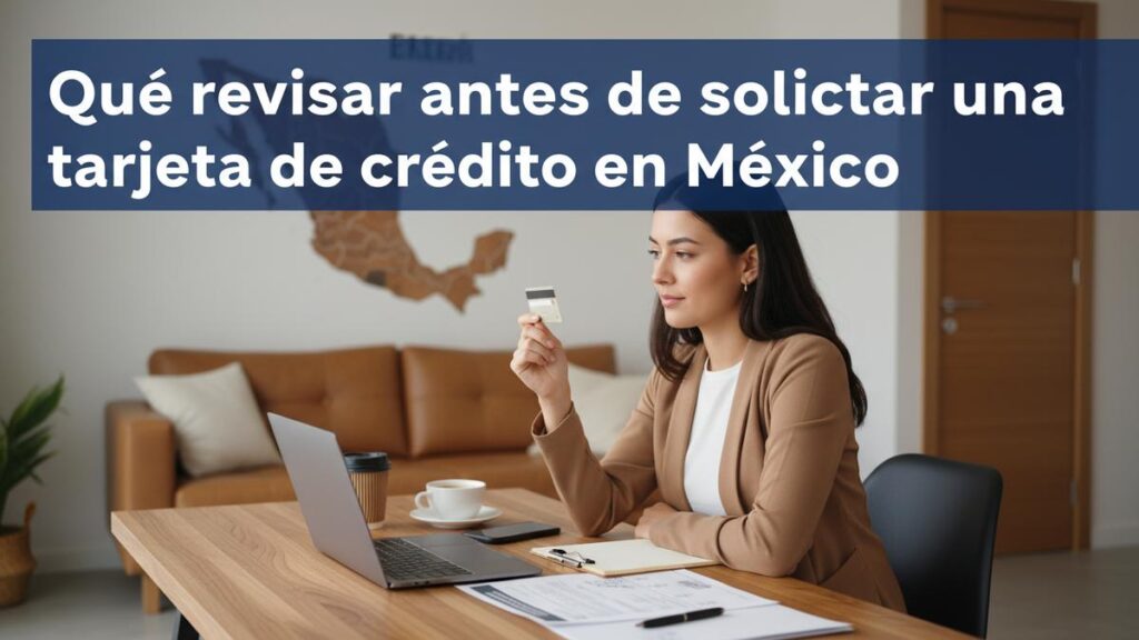 Qué revisar antes de solicitar una tarjeta de crédito en México