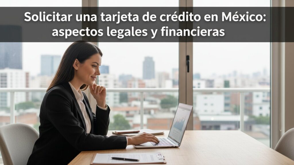 Solicitar una tarjeta de crédito en México: aspectos legales y financieros